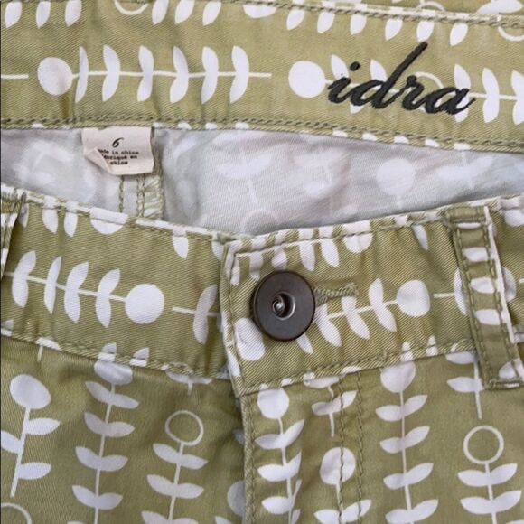 ANTHROPOLOGIE idra folkloric floral crop pants 6 - Picture 10 of 10